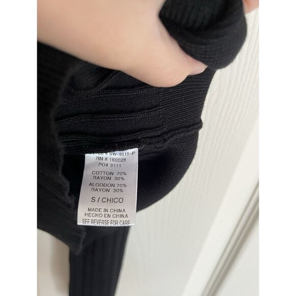 Vtg Immodel Y2K S Black Pearl Stretch Off The Shoulder - Picture 3 of 4